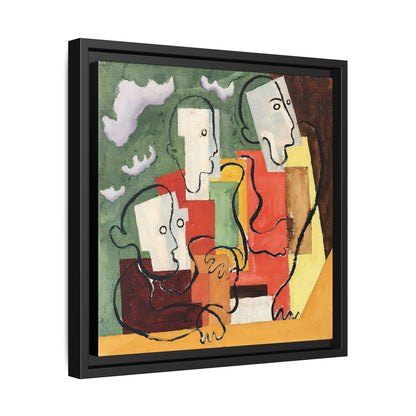 Trois personnages (1928) by Louis Marcoussis / Toile encadrée sur caisse américaine