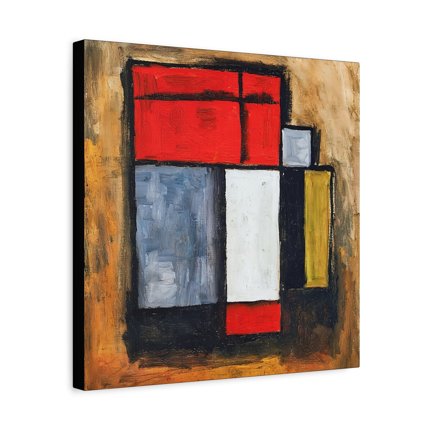 Formas abstractas (1929) by Joaquín Torres-García / Reproduction Fine Art sur Toile /  Epaisseur 3.2 cm - 1.25 inch