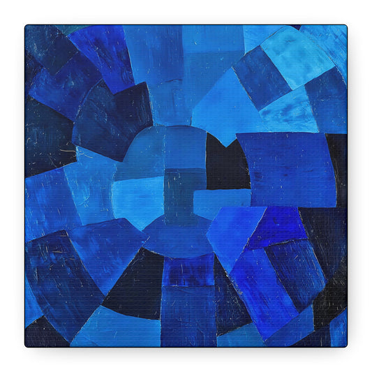 Komposition in Blau (1931) by Otto Freundlich  / Reproduction Fine Art sur Toile / Epaisseur 3,2cm - 1'25 po