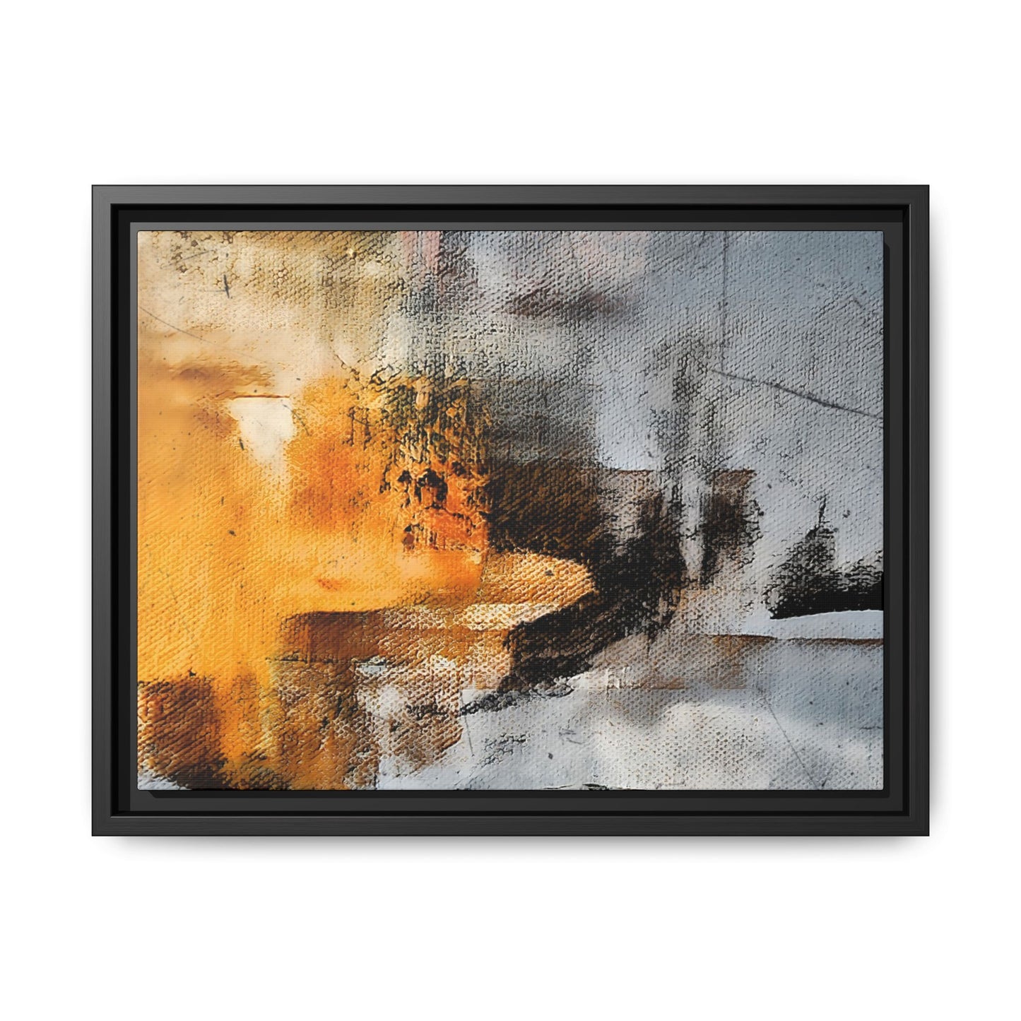 Tableau Graphic Ceylan "Série Sign Collections" / Toile encadrée sur caisse américaine