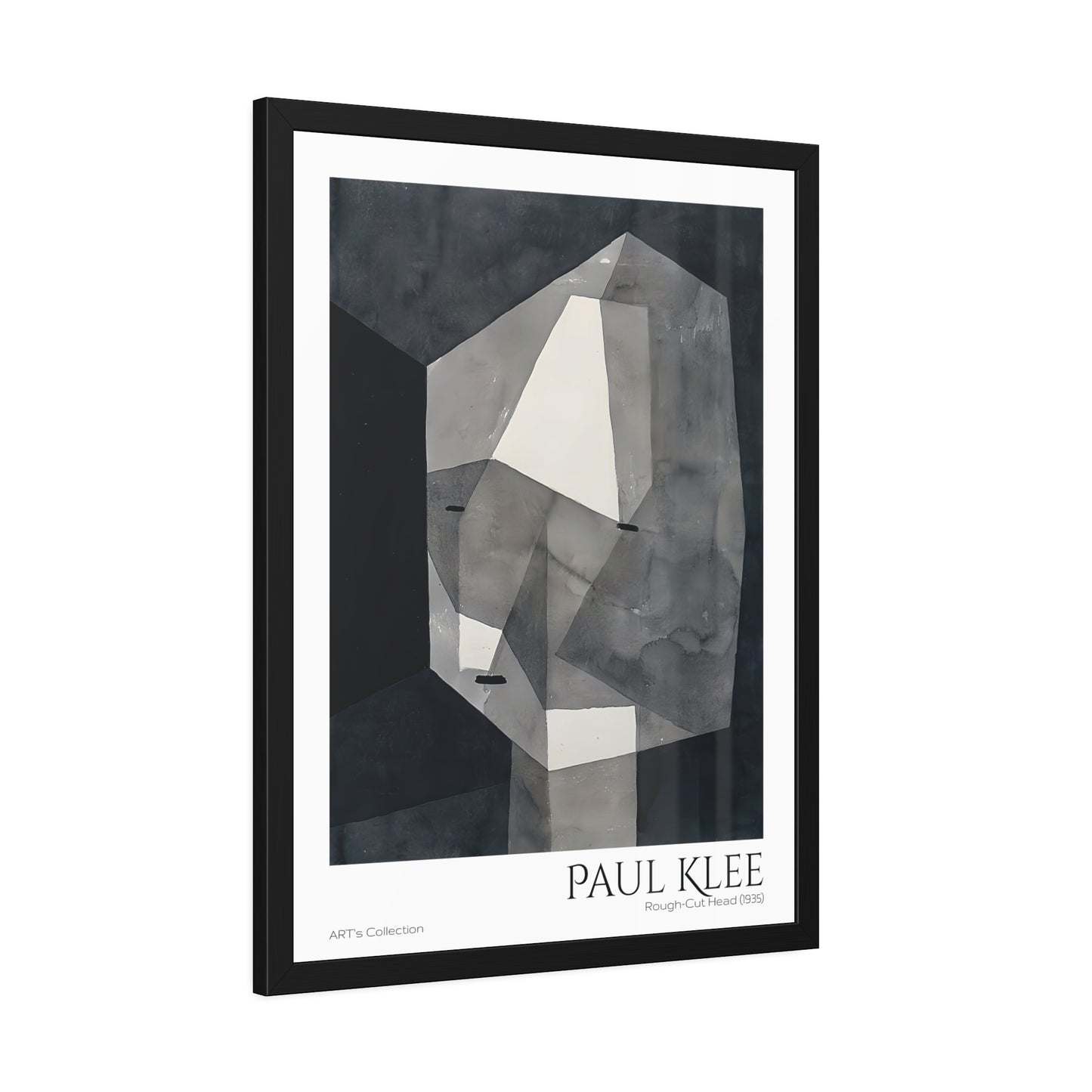 Rough-Cut Head (1935)  by Paul Klee / Affiche Encadrée série ART's Collection