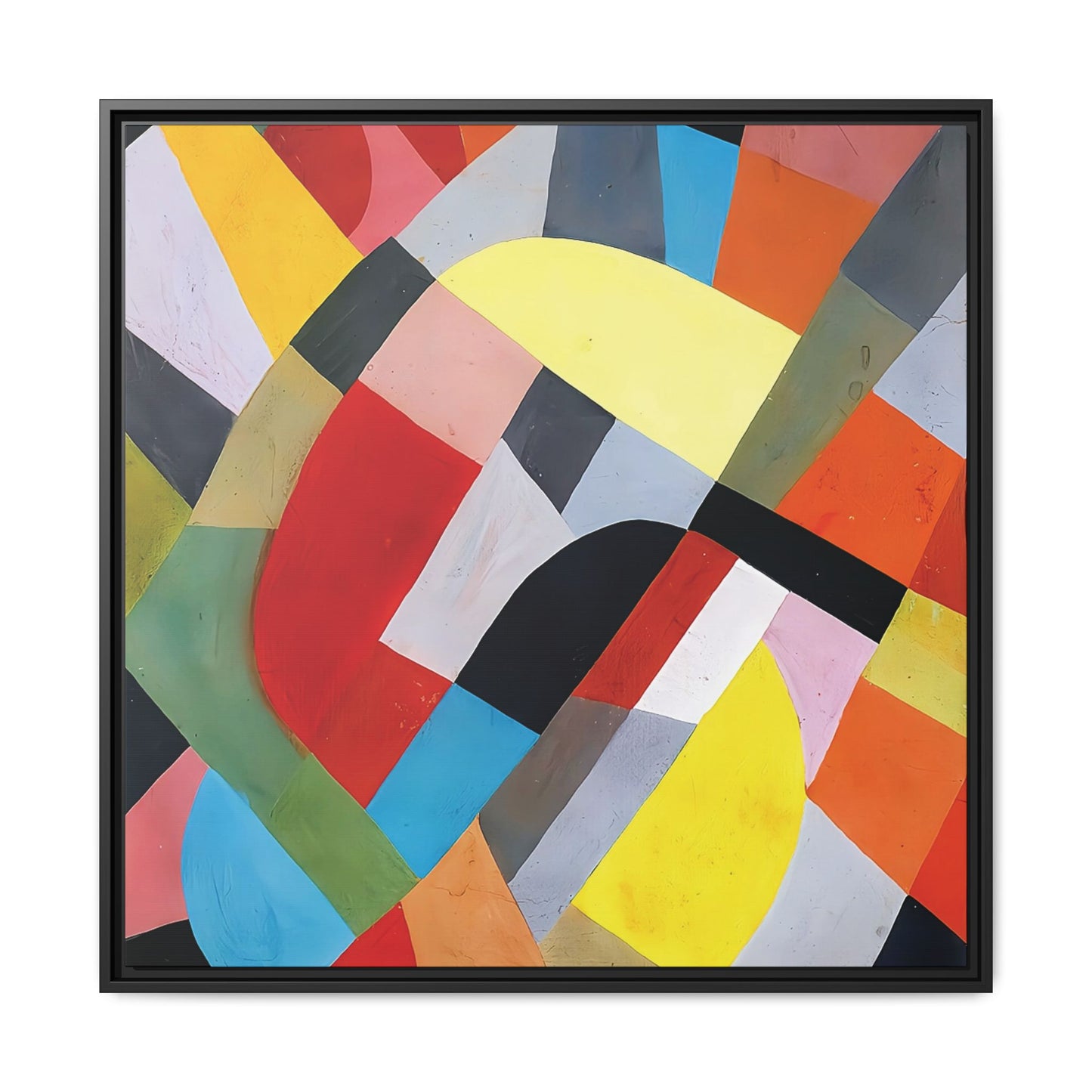 Composition Abstraite (1936-38) by Otto Freundlich   / Toile encadrée sur caisse américaine