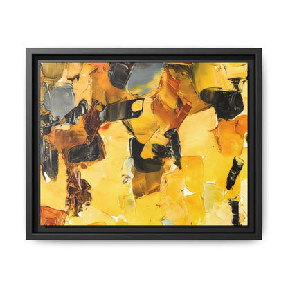 Tableau Graphic Orpiment "Série Sign Collections" / Toile encadrée sur caisse américaine