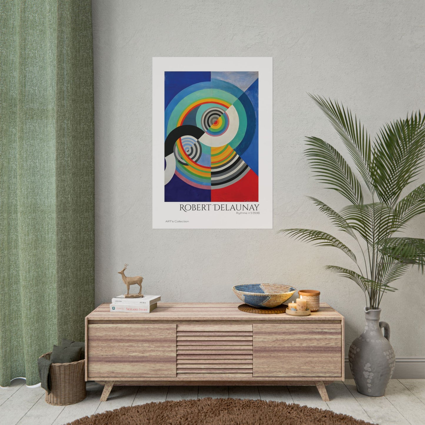 Rythme Numéro 3 (1938) by Robert Delaunay / Affiche imprimée - Série ART's Collection