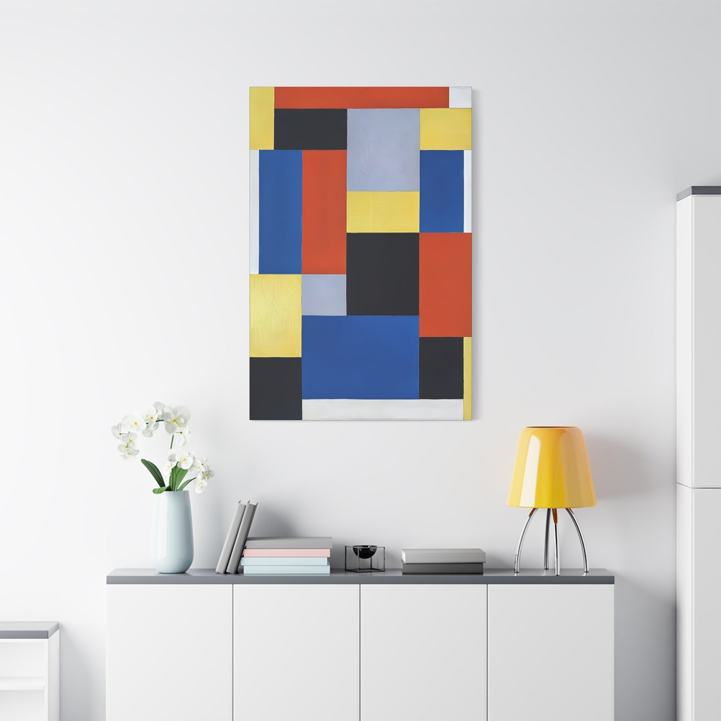 Composition XX (1920) by Theo van Doesburg  / Reproduction Fine Art sur Toile / Epaisseur 3.2 cm - 1.25 inch
