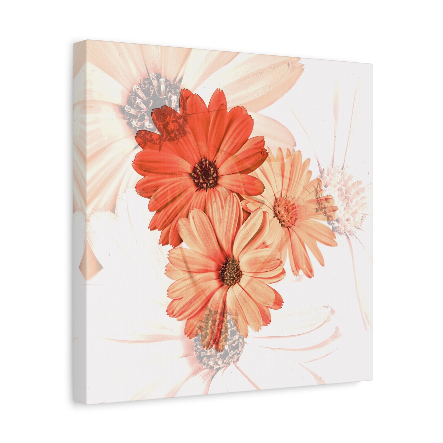 Collection Signature "FLORAL Numéro 17" sur Toile Fine Art sur Toile / Epaisseur 3,2cm - 1'25 po