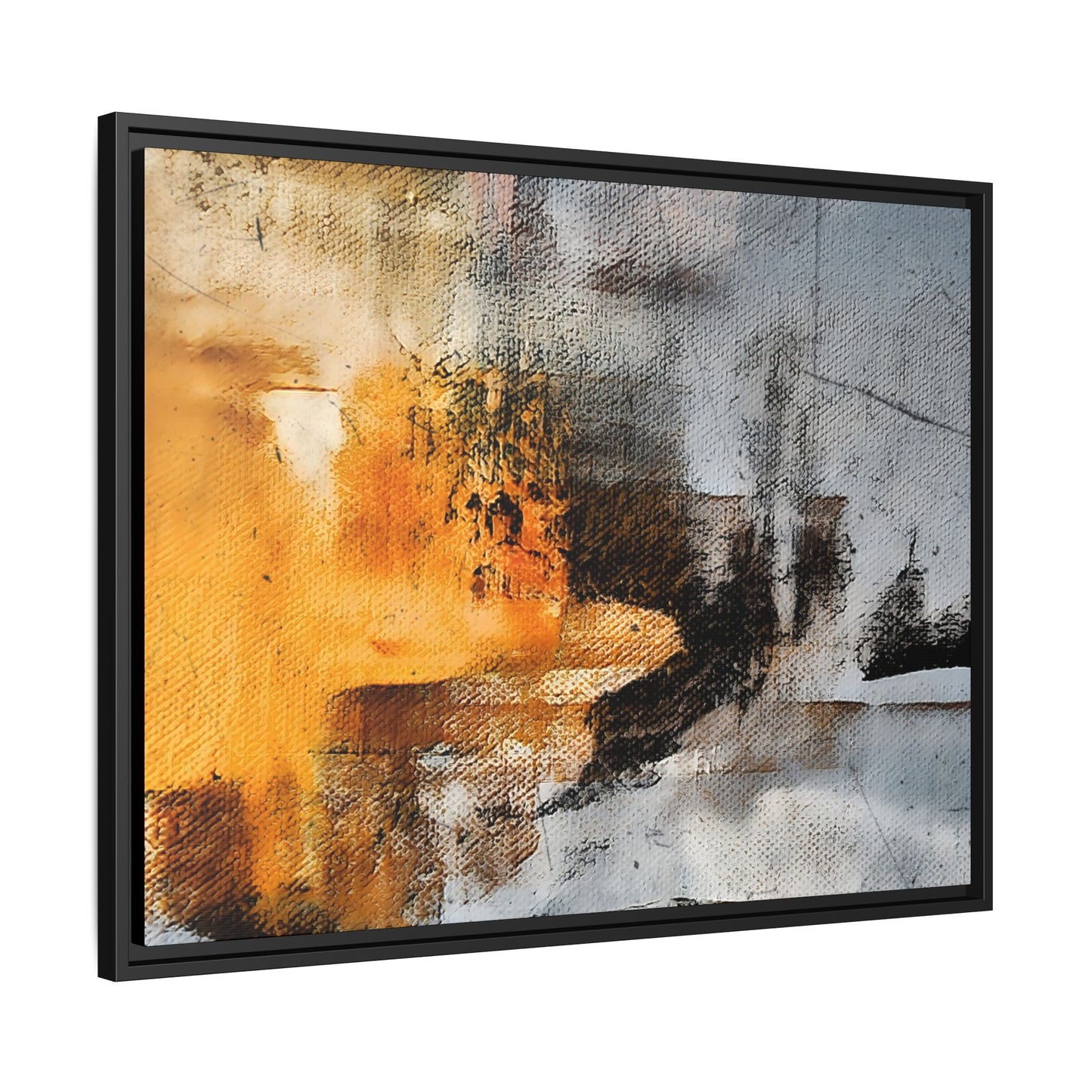 Tableau Graphic Ceylan "Série Sign Collections" / Toile encadrée sur caisse américaine
