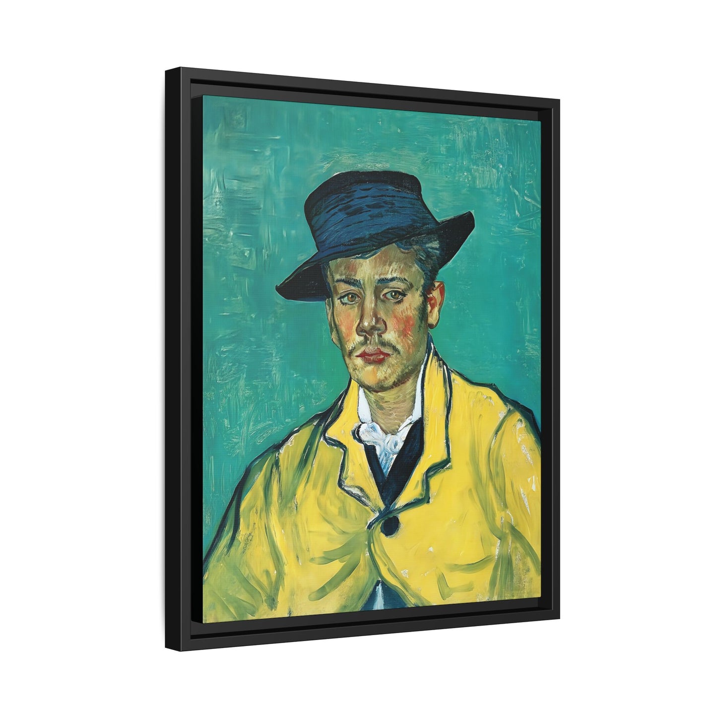 Portrait of Armand Roulin (1888) by Vincent van Gogh / Toile encadrée sur caisse américaine