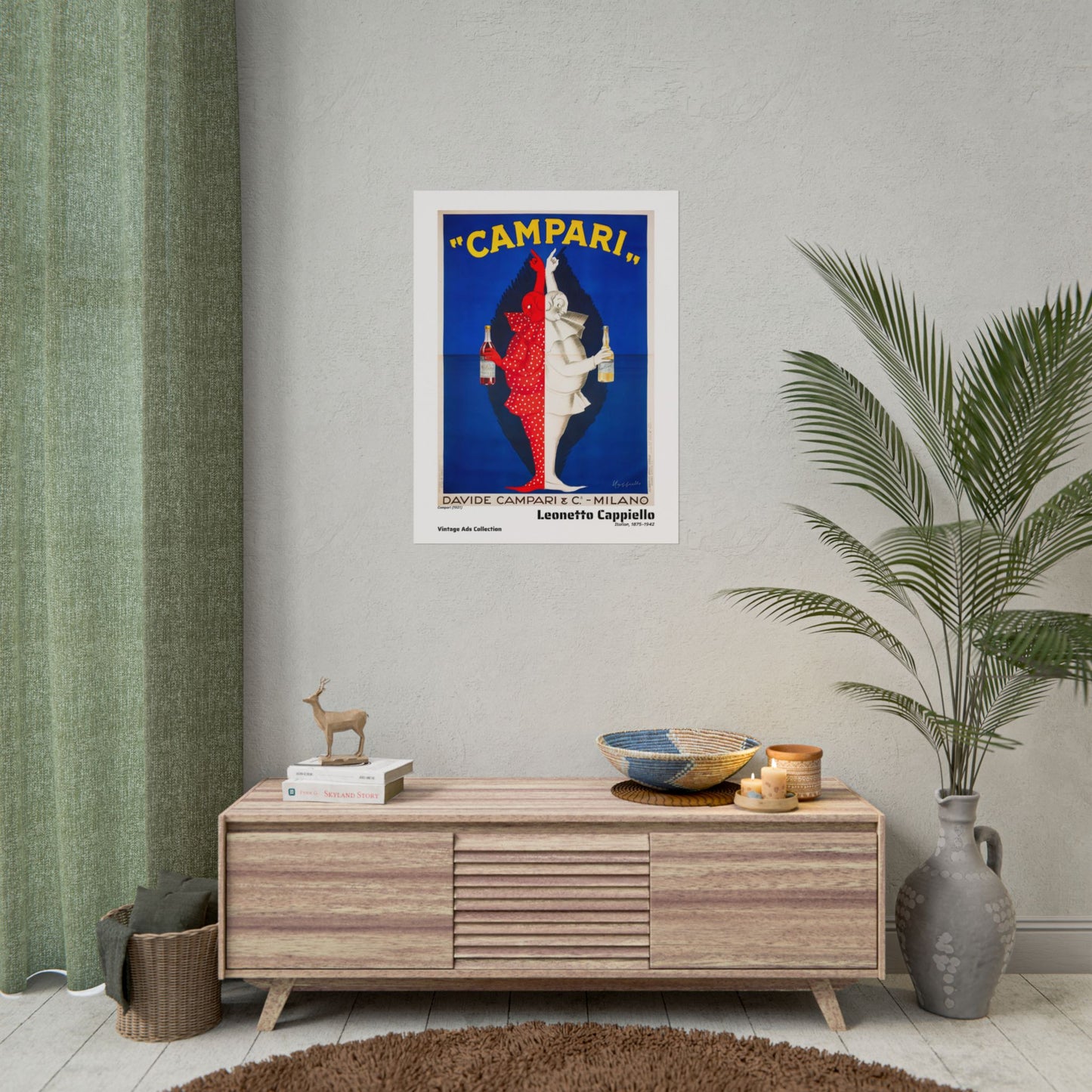 Campari (1921) by Leonetto Cappiello / Affiche imprimée - Série Vintage Ads Collection