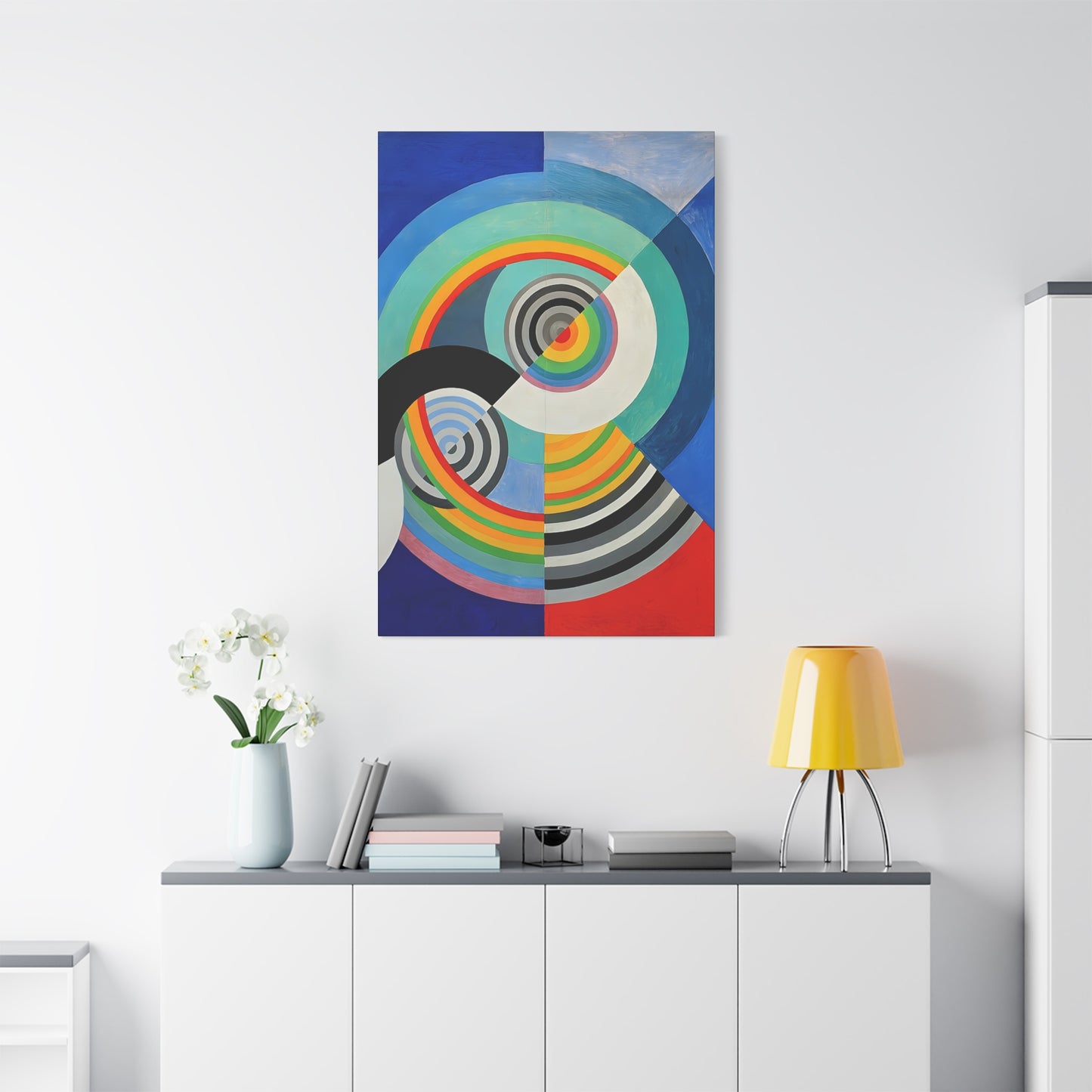 Rythme numéro 3 (1938) by Robert Delaunay / Reproduction Fine Art sur Toile / Epaisseur 3,2cm - 1'25 po
