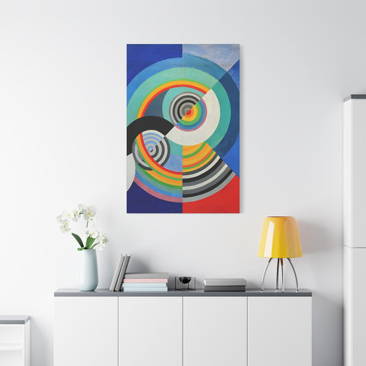 Rythme numéro 3 (1938) by Robert Delaunay / Reproduction Fine Art sur Toile / Epaisseur 3,2cm - 1'25 po