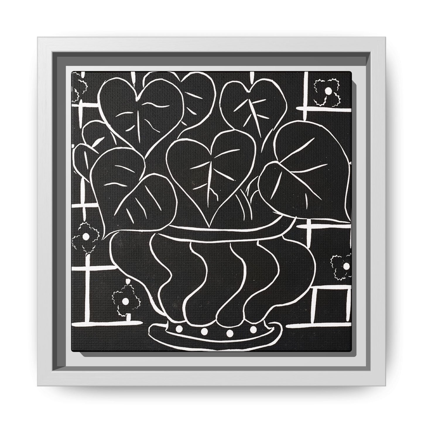 Corbeille de bégonias I (1938) by Henri Matisse / Toile encadrée sur caisse américaine