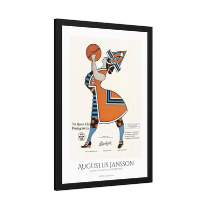 Queen City Ink, Ad. 19 (1890-1913) by Augustus Jansson  / Affiche Encadrée série ART's Collection