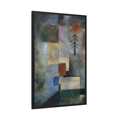 Small Picture of Fir Trees (1922) by Paul Klee / Toile encadrée sur caisse américaine