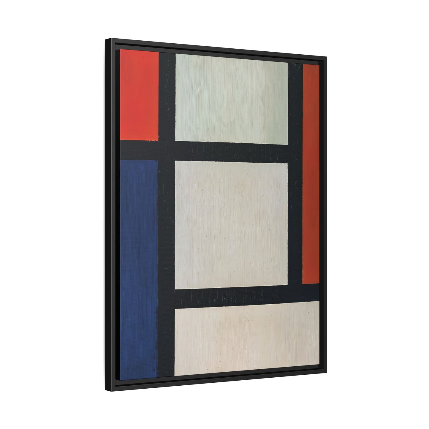 Contra-Composition (1927-28) by Theo van Doesburg  / Toile encadrée sur caisse américaine