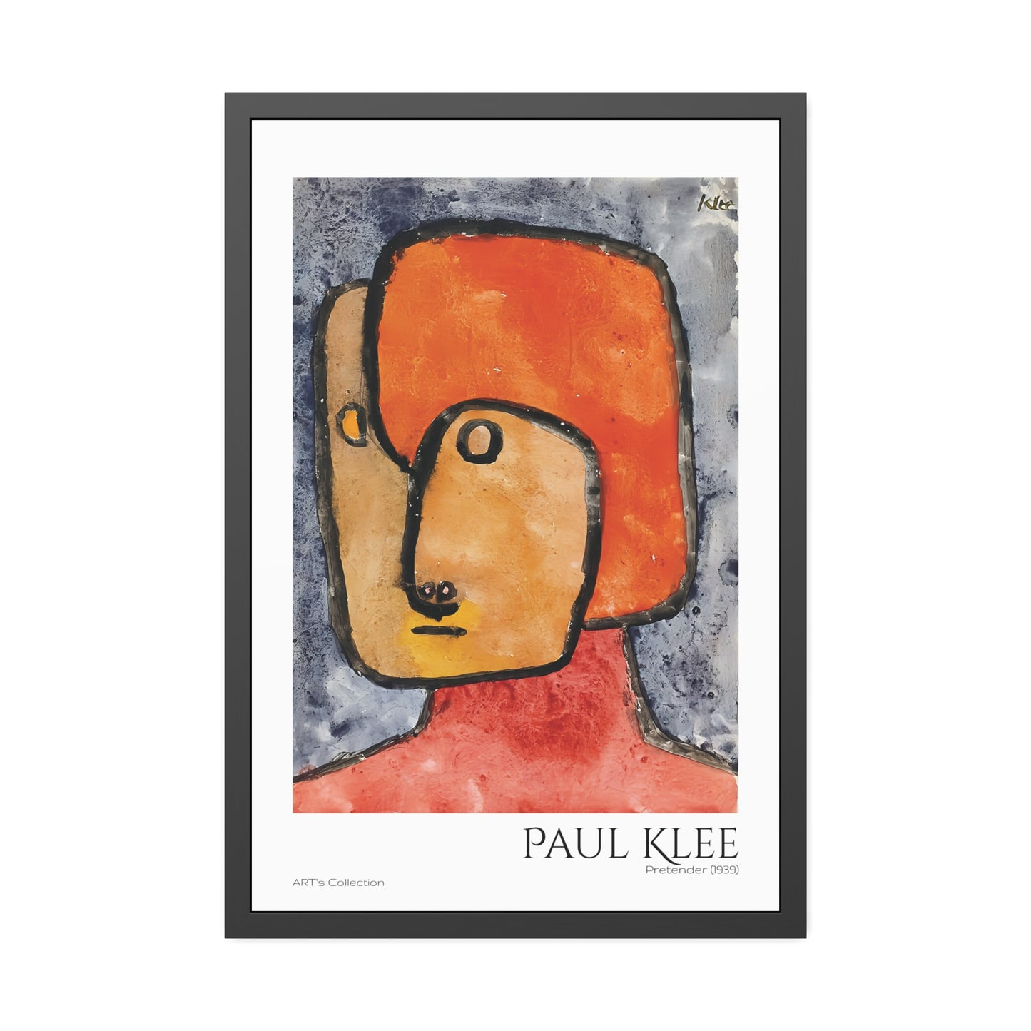 Pretender (1939)  by Paul Klee / Affiche Encadrée série ART's Collection