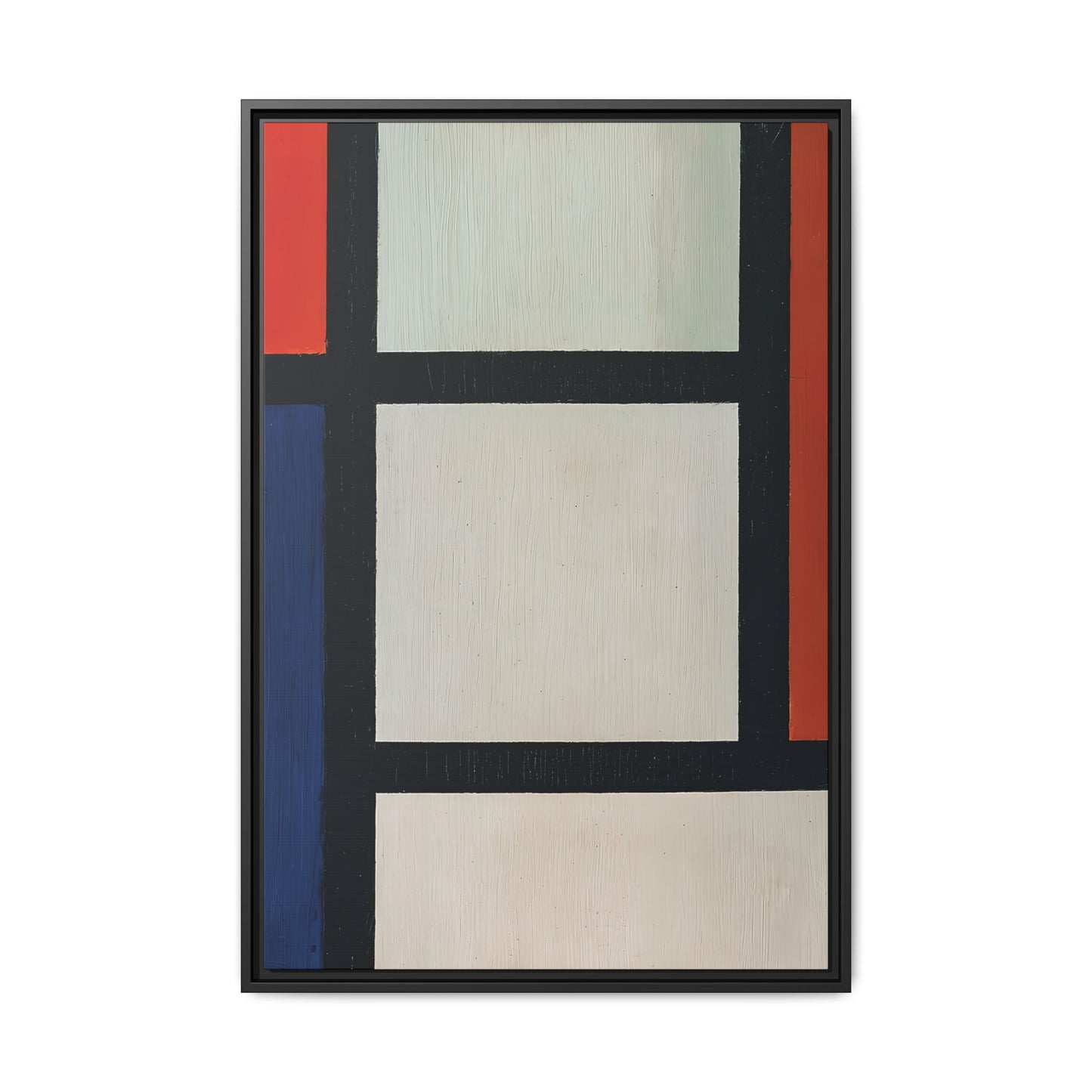 Contra-Composition (1927-28) by Theo van Doesburg  / Toile encadrée sur caisse américaine