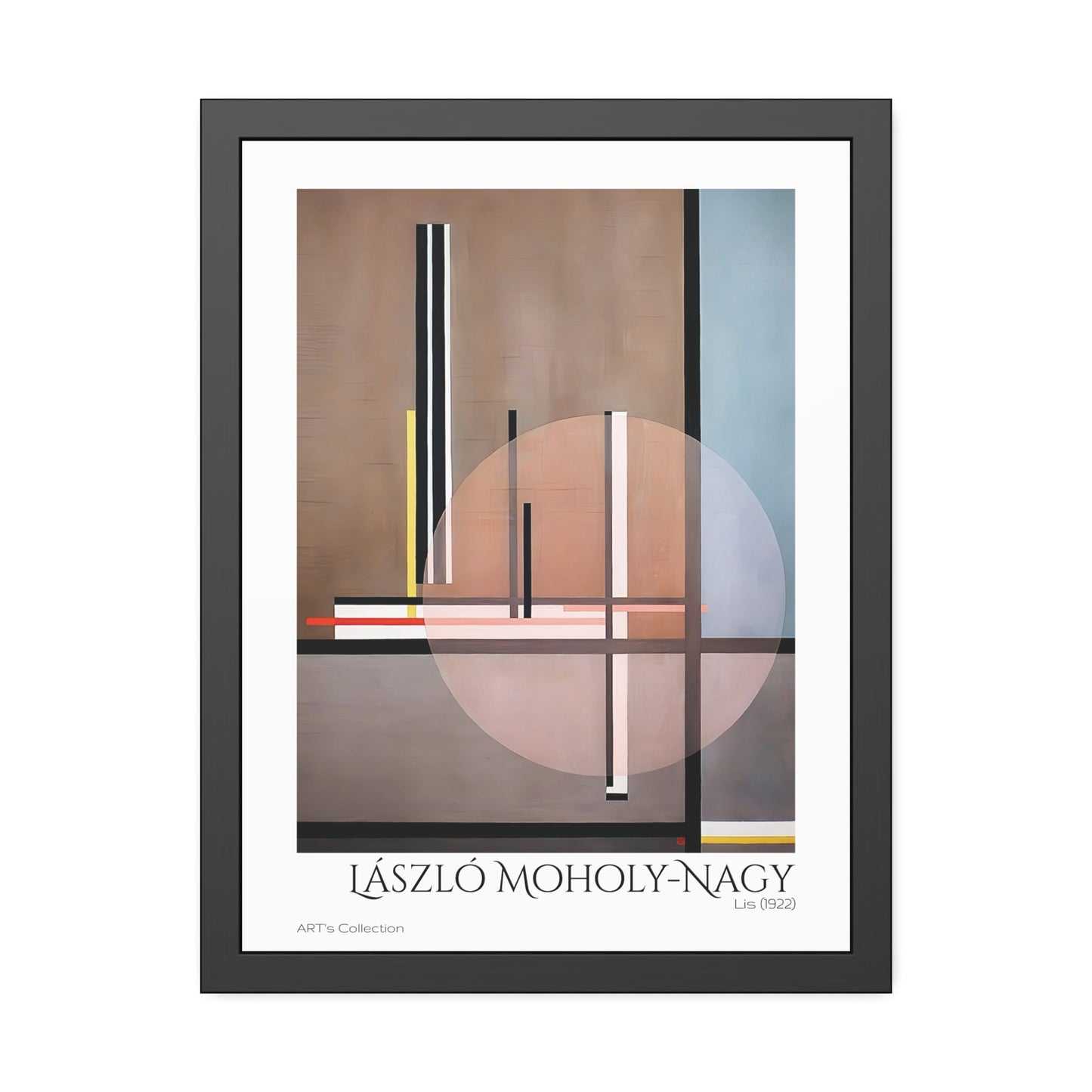 Lis (1922) by László Moholy-Nagy  / Affiche Encadrée série ART's Collection