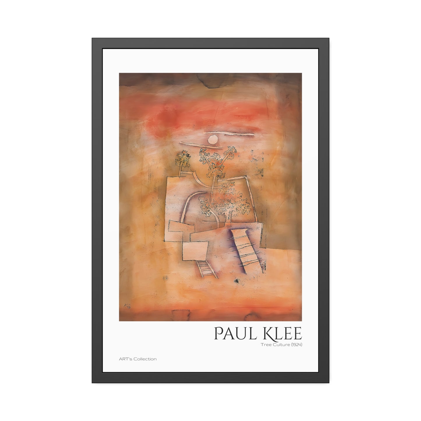 Tree Culture (1924) by Paul Klee / Affiche Encadrée série ART's Collection