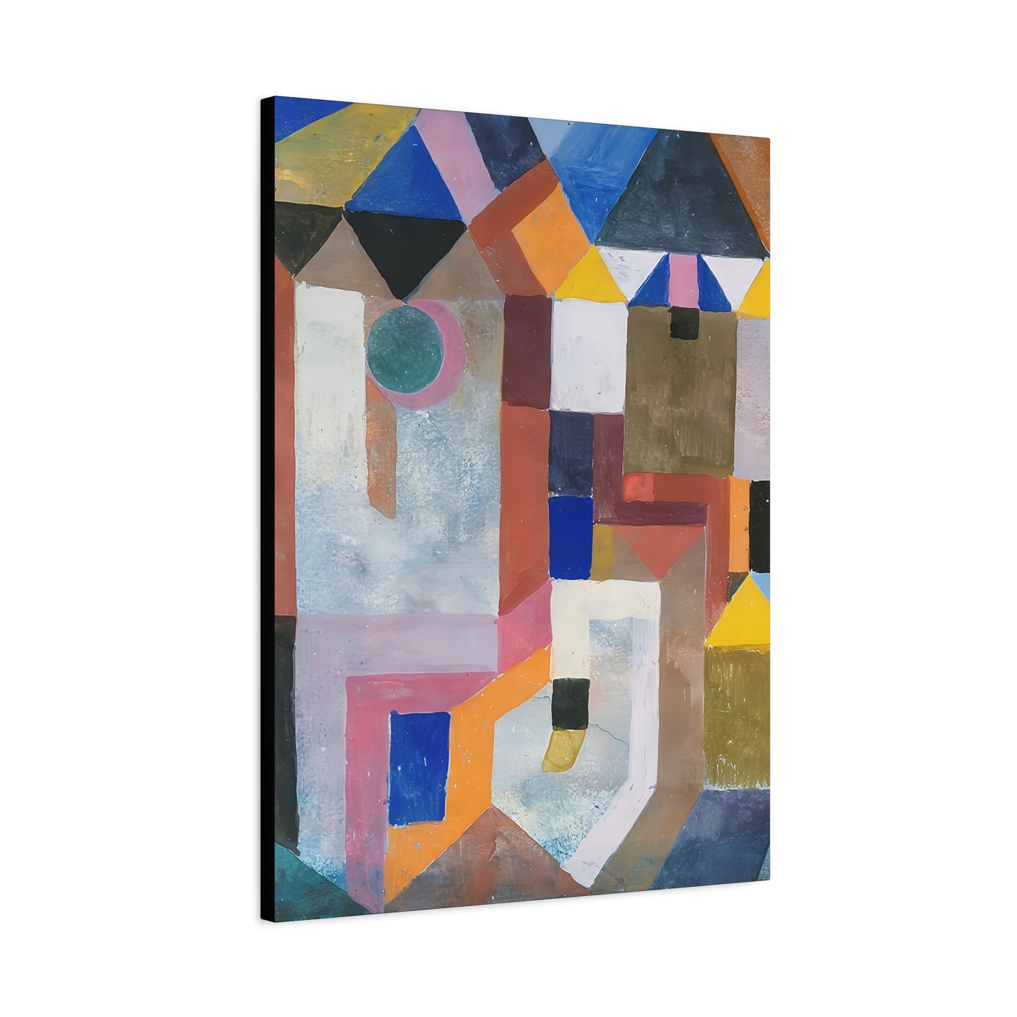 Colorful Architecture (1917) by Paul Klee   / Reproduction Fine Art sur Toile / Epaisseur 3,2cm - 1'25 po