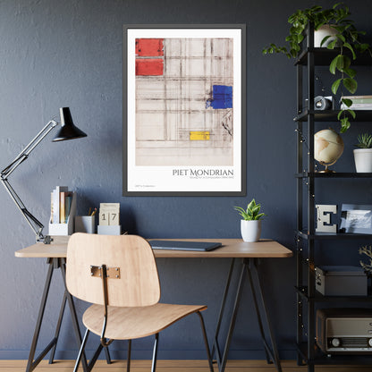 Study for a Composition (1940-1941) by Piet Mondrian / Affiche Encadrée série ART's Collection