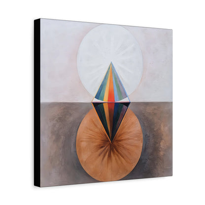 The Swan, No. 12, Group IX-SUW (1915) by  Hilma af Klint / Reproduction Fine Art sur Toile / Large Epaisseur 3.2 cm - 1.25 inch