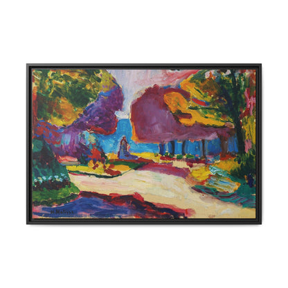 Jardin du Luxembourg, Paris (1902) by Henri Matisse  / Toile encadrée sur caisse américaine