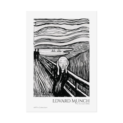 The Scream (1895) by Edvard Munch / Affiche imprimée - Série ART's Collection