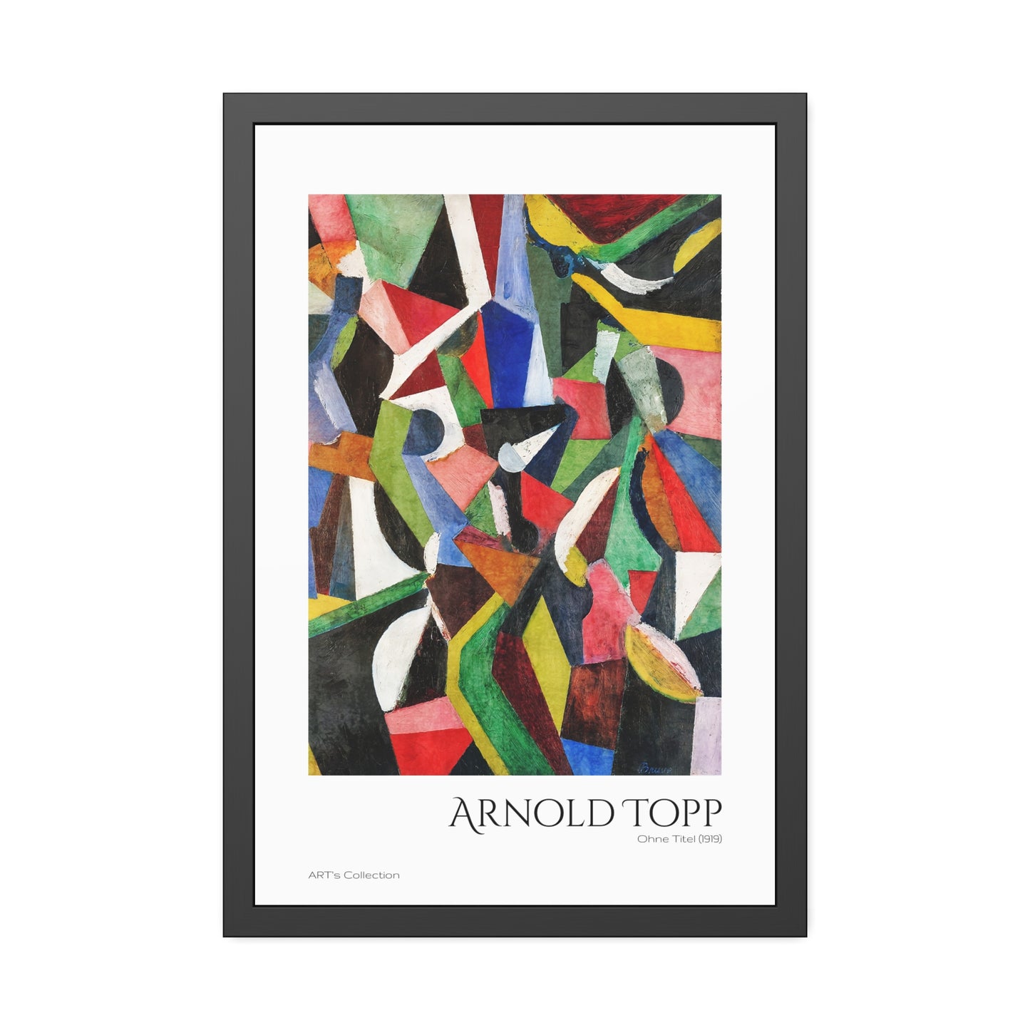 Ohne Titel (1919) by Arnold Topp / Affiche Encadrée série ART's Collection