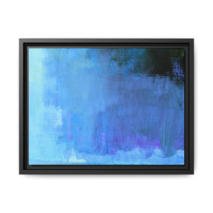 Tableau Contemporain Azuréen "Série Sign Collections" / Toile encadrée sur caisse américaine