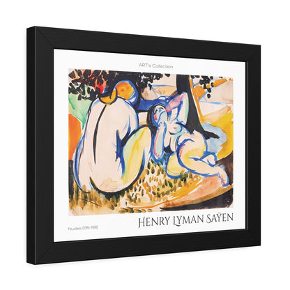 Nudes (1915-1918) by Henry Lyman Saÿen  / Affiche Encadrée série ART's Collection