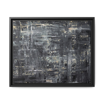 Tableau Intemporel Ardoise Doré "Série Sign Collections" / Toile encadrée sur caisse américaine