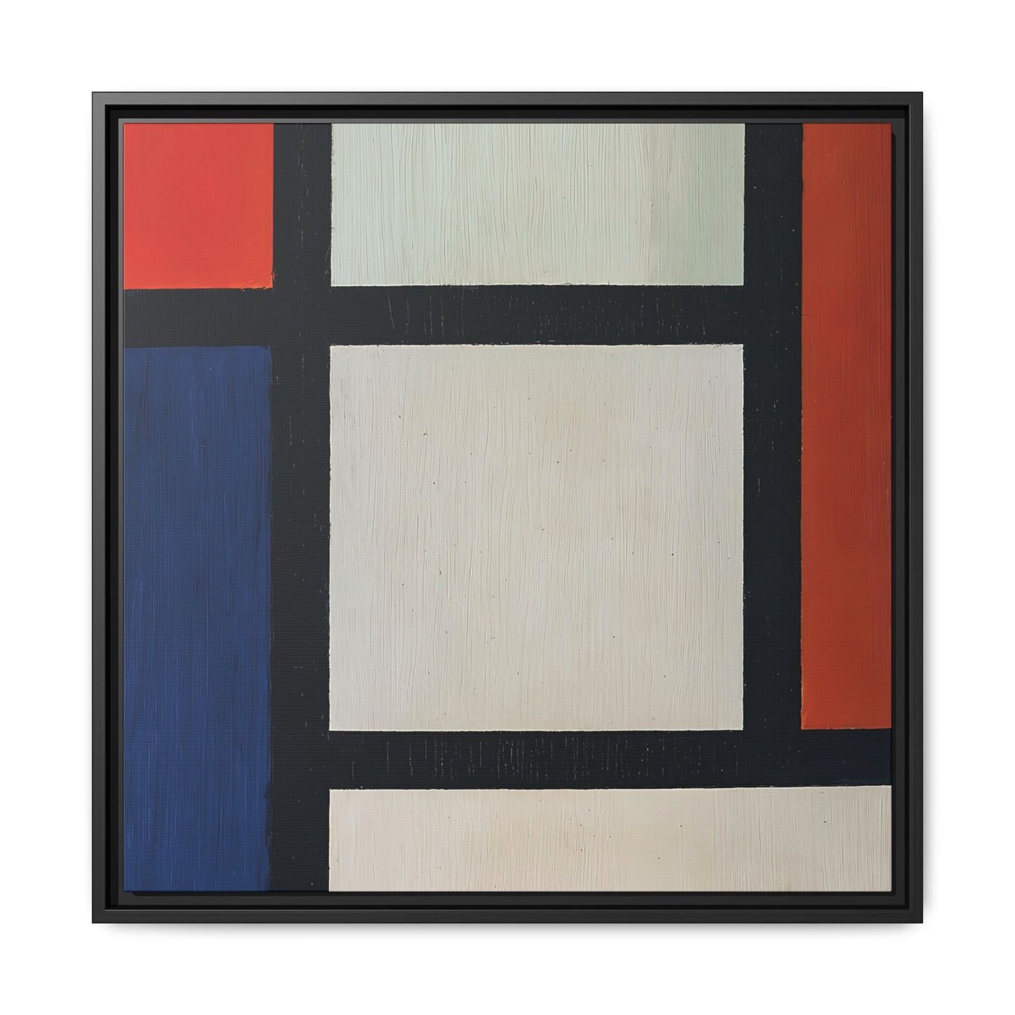 Contra-Composition (1927-28) by Theo van Doesburg  / Toile encadrée sur caisse américaine