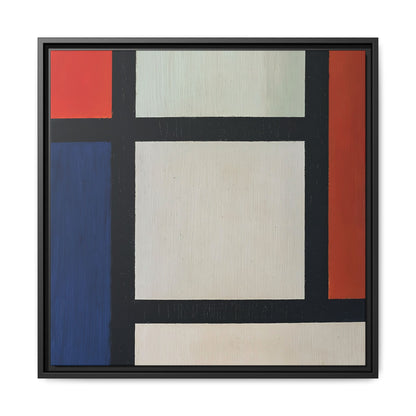 Contra-Composition (1927-28) by Theo van Doesburg  / Toile encadrée sur caisse américaine
