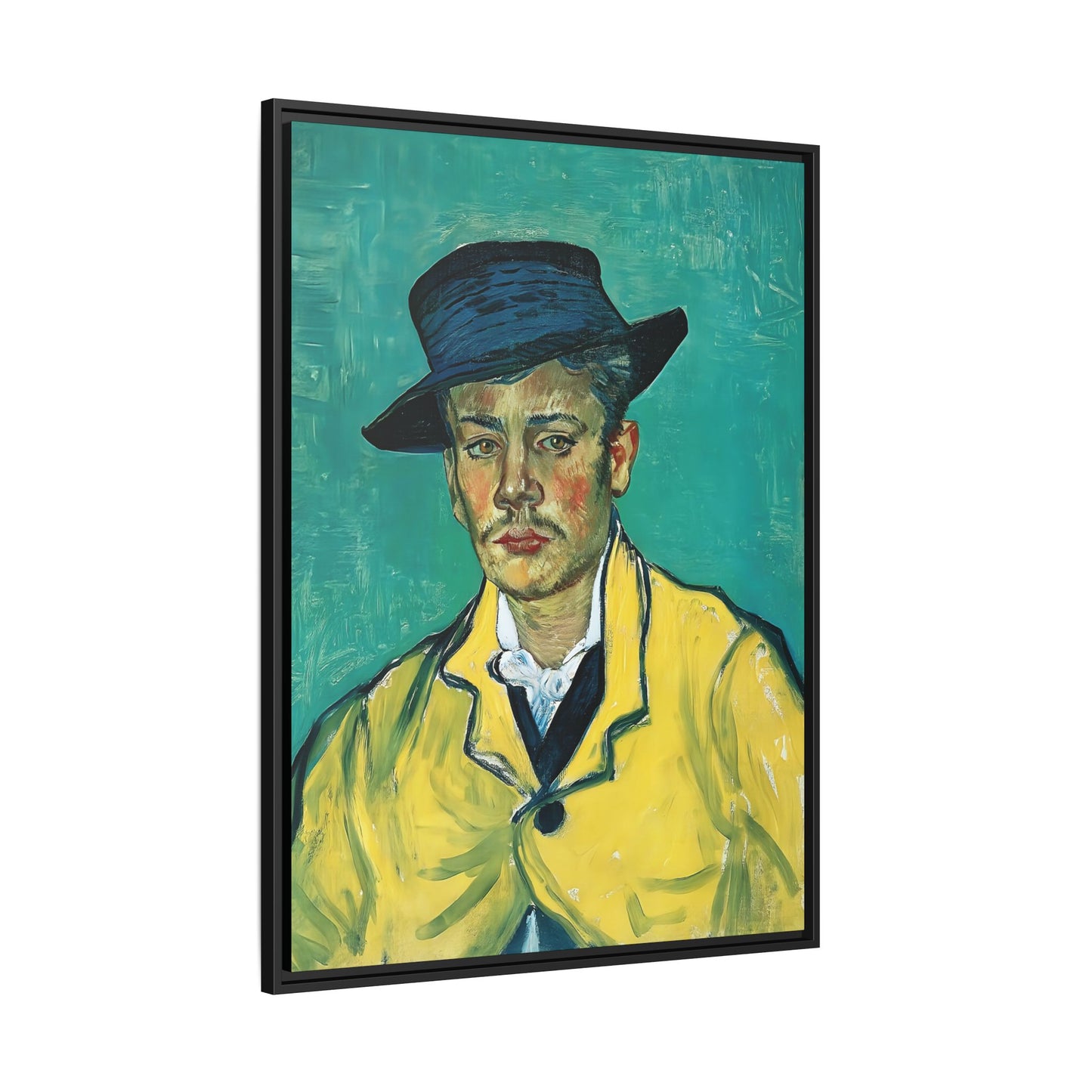 Portrait of Armand Roulin (1888) by Vincent van Gogh / Toile encadrée sur caisse américaine