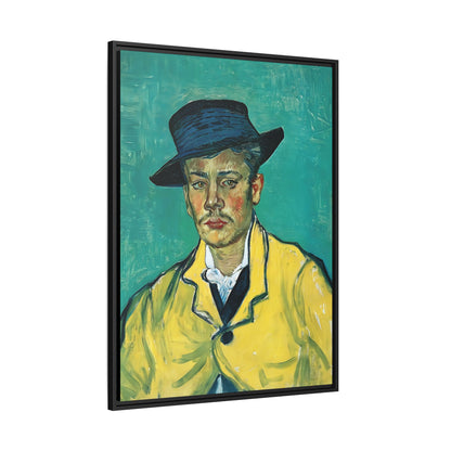 Portrait of Armand Roulin (1888) by Vincent van Gogh / Toile encadrée sur caisse américaine
