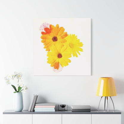 Collection Signature "FLORAL Numéro 16" sur Toile Fine Art sur Toile / Epaisseur 3,2cm - 1'25 po