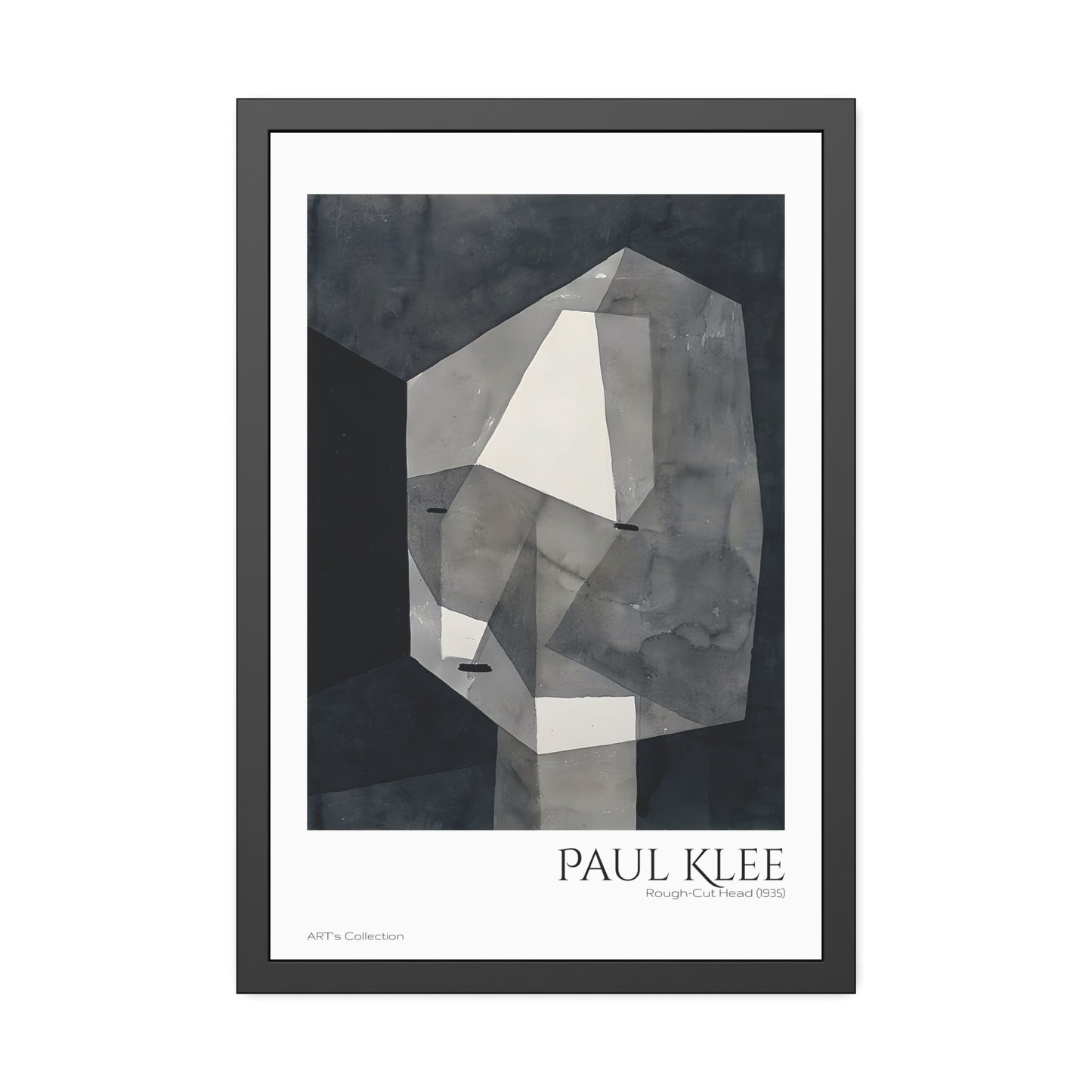 Rough-Cut Head (1935)  by Paul Klee / Affiche Encadrée série ART's Collection