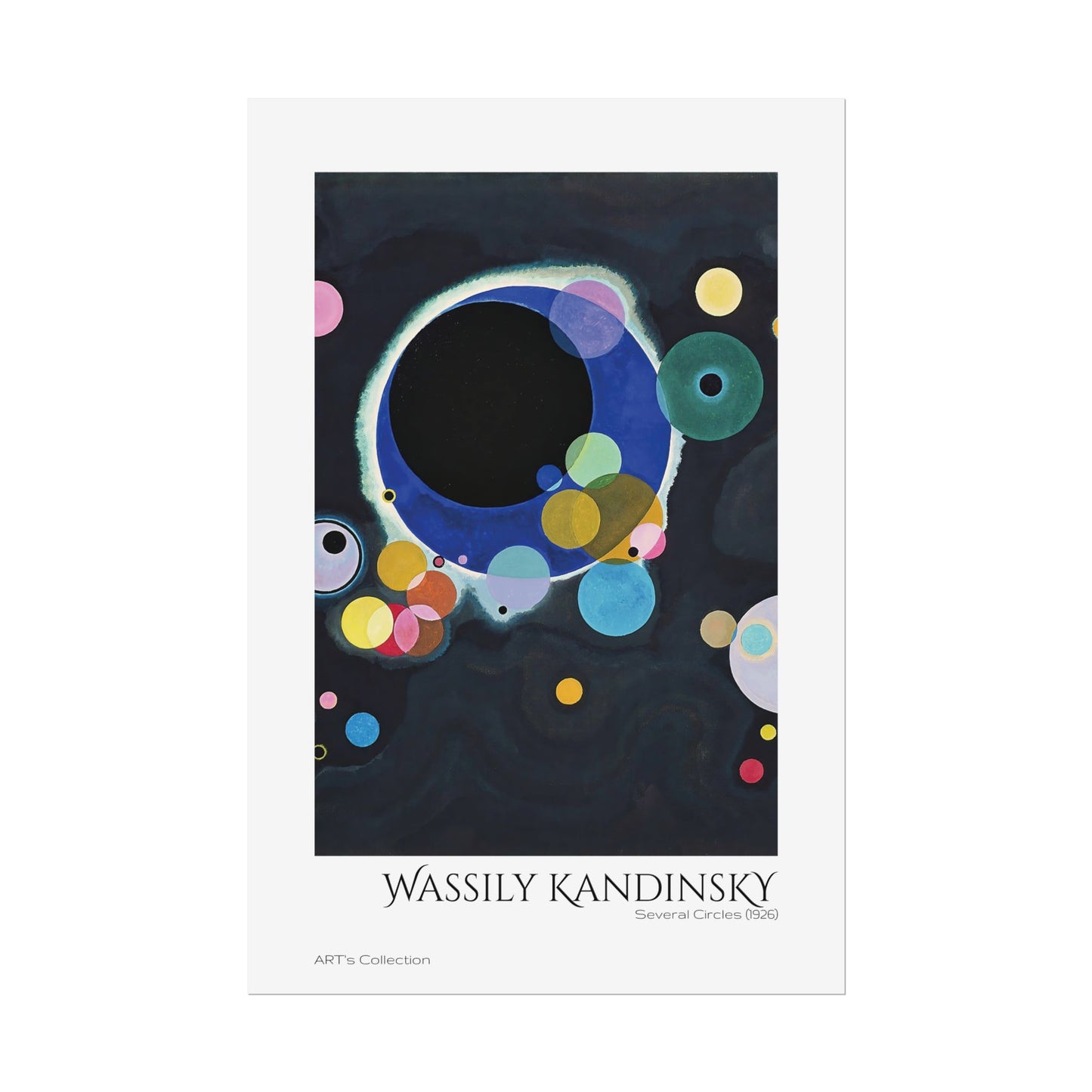 Several Circles (1926) by Wassily Kandinsky / Affiche imprimée - Série ART's Collection