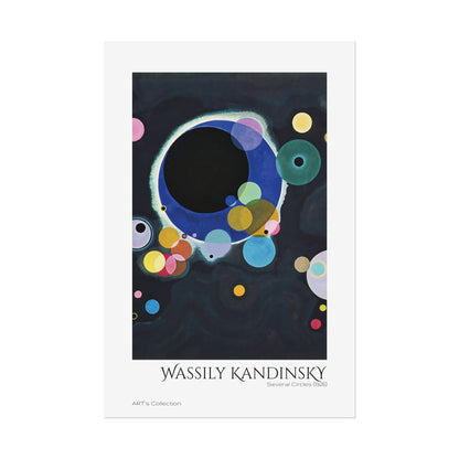 Several Circles (1926) by Wassily Kandinsky / Affiche imprimée - Série ART's Collection