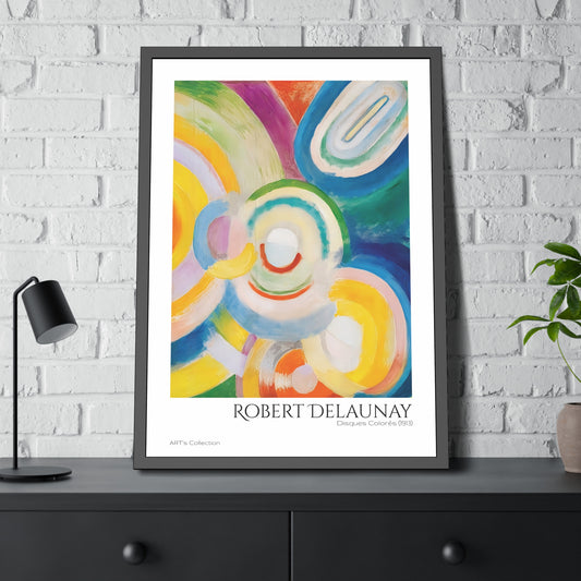 Disques Colorés (1913) by Robert Delaunay / Affiche Encadrée série ART's Collection