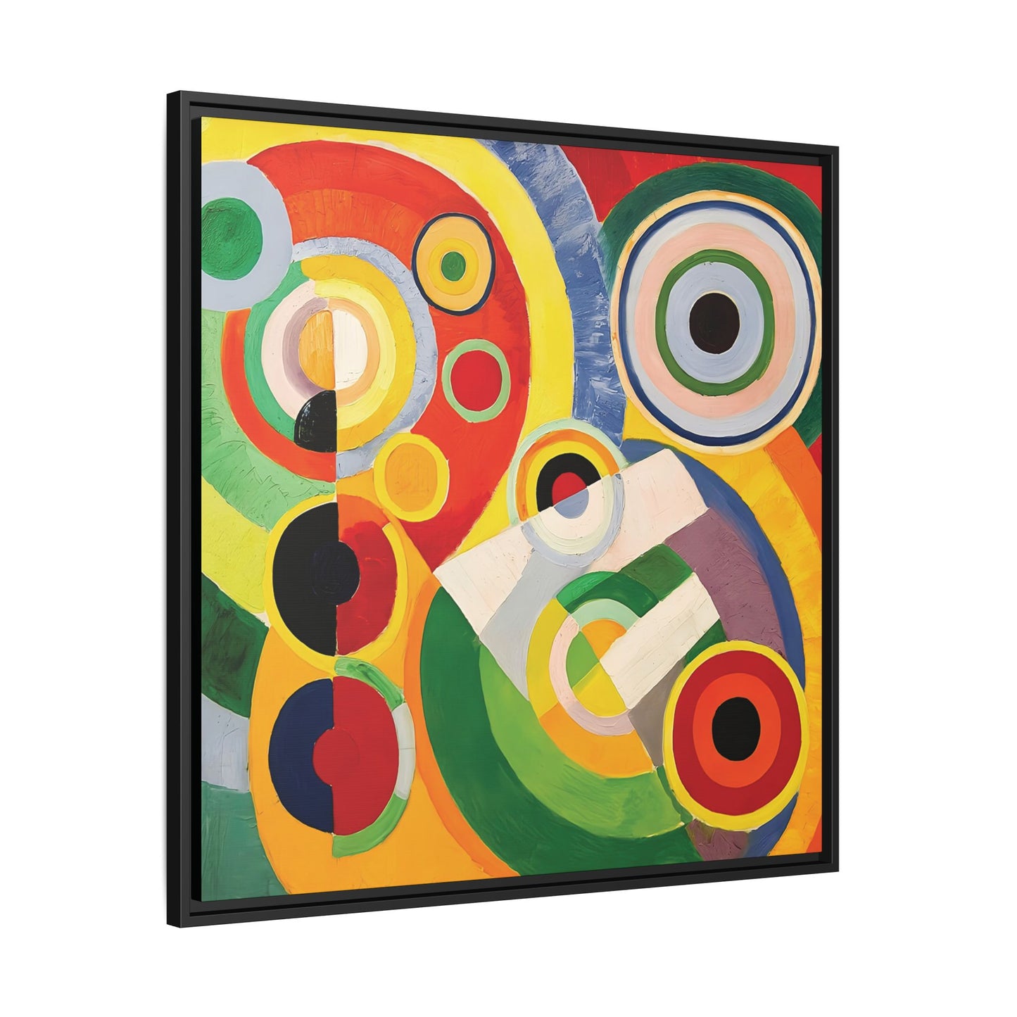 Rythme, Joie de vivre (1930) by Robert Delaunay  / Toile encadrée sur caisse américaine
