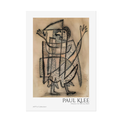 Maske mit Sense (1927)  by Paul Klee / Affiche imprimée - Série ART's Collection