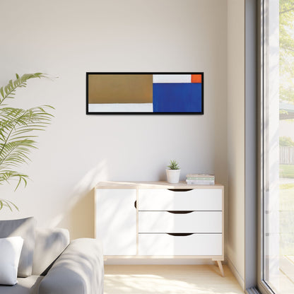 Composition (1923-1924) by Theo van Doesburg  / Toile encadrée sur caisse américaine