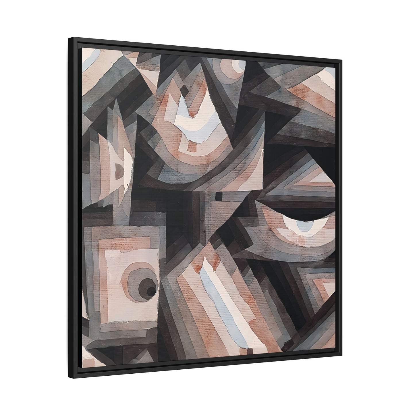 Crystal gradation (1922) by Paul Klee / Toile encadrée sur caisse américaine