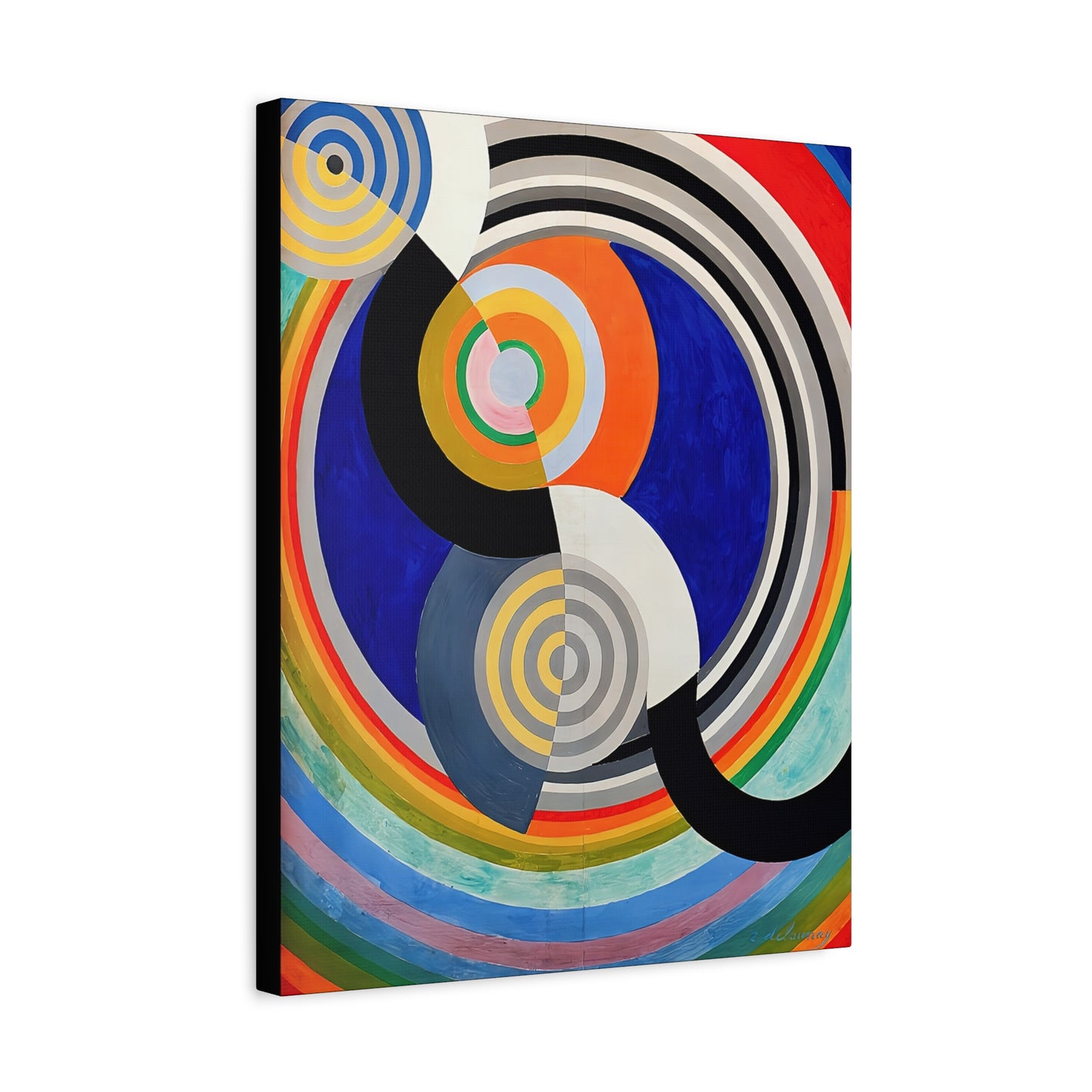 Rythme numéro 2 (1938)  by Robert Delaunay / Reproduction Fine Art sur Toile / Epaisseur 3,2cm - 1'25 po