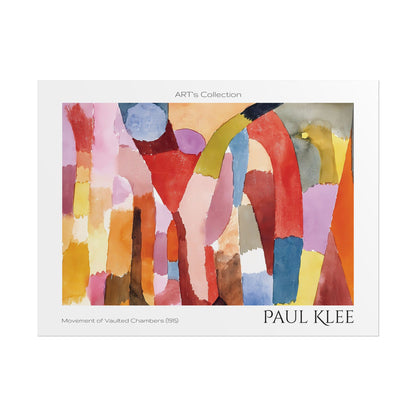 Movement of Vaulted Chambers (1915) by Paul Klee / Affiche imprimée - Série ART's Collection
