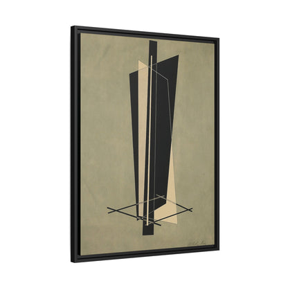 Kestnermappe - Komposition - One Plate P. 123 (1922-23)  by László Moholy-Nagy  / Toile encadrée sur caisse américaine