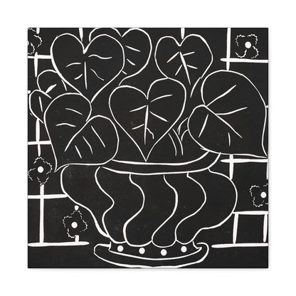 Corbeille de bégonias I (1938) by  Henri Matisse / Reproduction Fine Art sur Toile / Large Epaisseur 3.2 cm - 1.25 inch