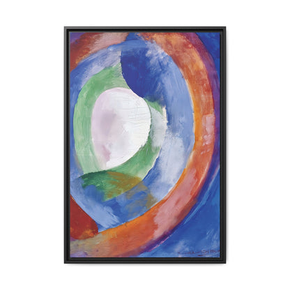 Formes circulaires Lune Numéro 1 (1913)  by Robert Delaunay  / Toile encadrée sur caisse américaine